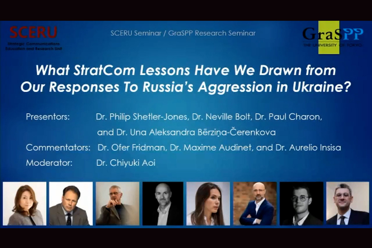 SCERU Public Seminar: What StratCom Lessons Have We Drawn from Our Responses To Russia’s Aggression in Ukraine? [EN]